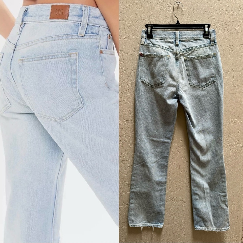 Distressed Mid Rise Bootcut Jean - BDG - Picture 2 of 6